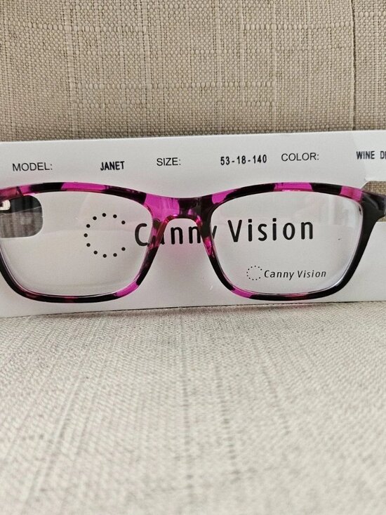 canny Accessories - Canny Vision Women Eyeglasses Frame JANET Pink Tortoise Glasses Eyewear New